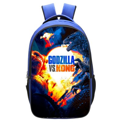 Godzilla vs Kong Backpack School Bag Blue - Image 7