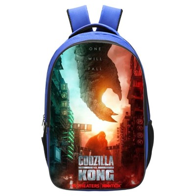 Godzilla vs Kong Backpack School Bag Blue - Image 9