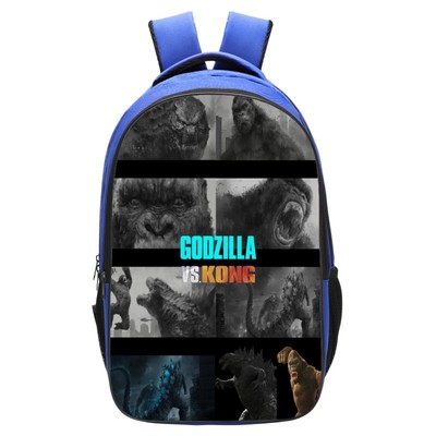 Godzilla vs Kong Backpack School Bag Blue - Image 11