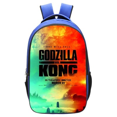 Godzilla vs Kong Backpack School Bag Blue - Image 2