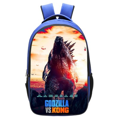 Godzilla vs Kong Backpack School Bag Blue - Image 3