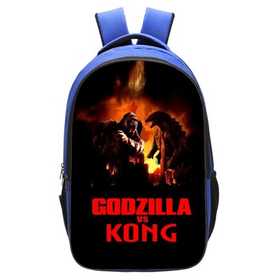 Godzilla vs Kong Backpack School Bag Blue - Image 4