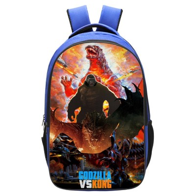 Godzilla vs Kong Backpack School Bag Blue - Image 5