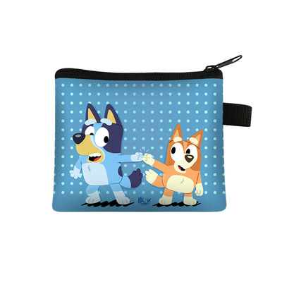 Bluey coin purse polyester card holder simple coin storage bag - Image 19