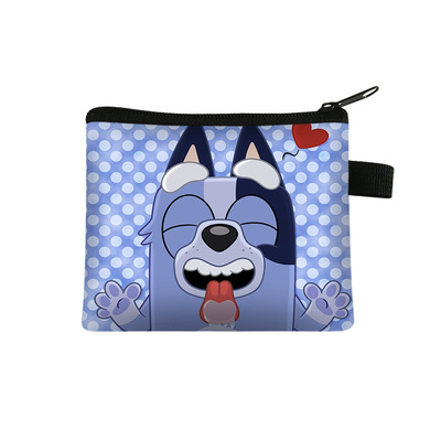 Bluey coin purse polyester card holder simple coin storage bag - Image 21