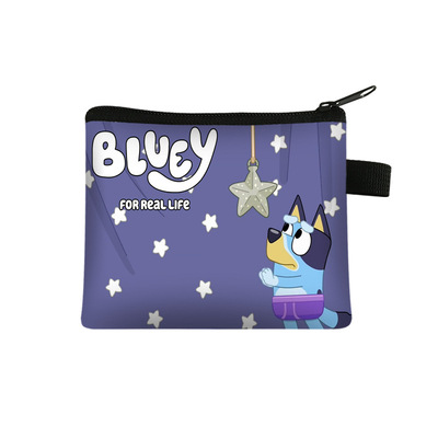 Bluey coin purse polyester card holder simple coin storage bag - Image 23