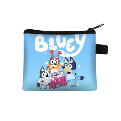 Bluey coin purse polyester card holder simple coin storage bag - Image 25