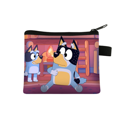Bluey coin purse polyester card holder simple coin storage bag - Image 26