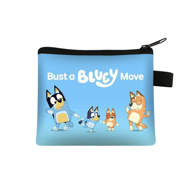Bluey coin purse polyester card holder simple coin storage bag - Image 27