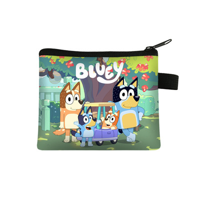 Bluey coin purse polyester card holder simple coin storage bag - Image 28