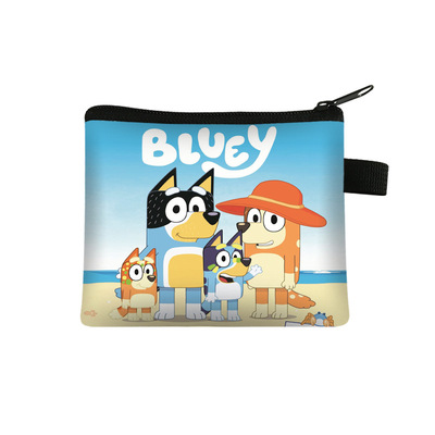 Bluey coin purse polyester card holder simple coin storage bag - Image 2