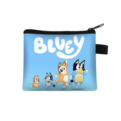 Bluey coin purse polyester card holder simple coin storage bag - Image 4