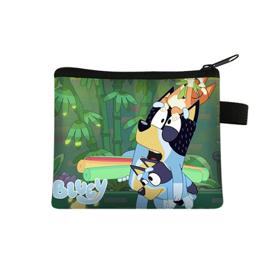 Bluey coin purse polyester card holder simple coin storage bag - Image 9