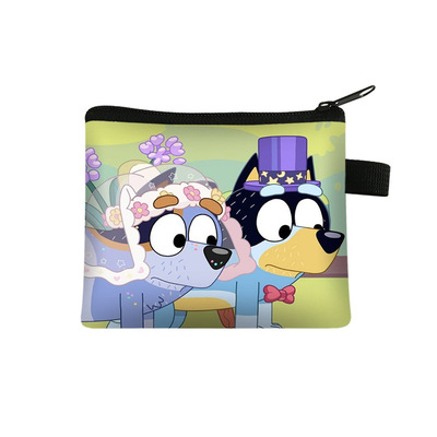 Bluey coin purse polyester card holder simple coin storage bag - Image 10