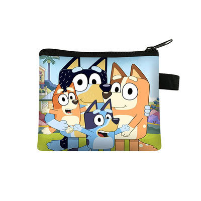 Bluey coin purse polyester card holder simple coin storage bag - Image 11