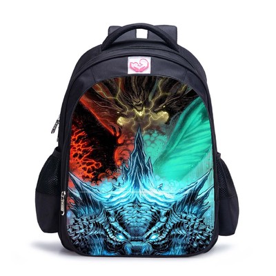 Godzilla vs Kong double-layer backpack personalized school bag