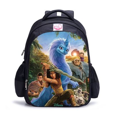 Raya and The Last Dragon double-layer backpack personalized school bag - Image 18