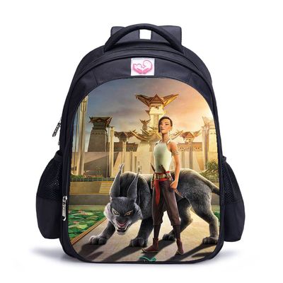 Raya and The Last Dragon double-layer backpack personalized school bag - Image 3