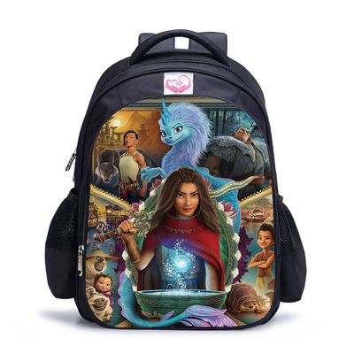 Raya and The Last Dragon double-layer backpack personalized school bag - Image 11