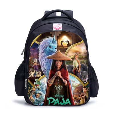 Raya and The Last Dragon double-layer backpack personalized school bag - Image 12