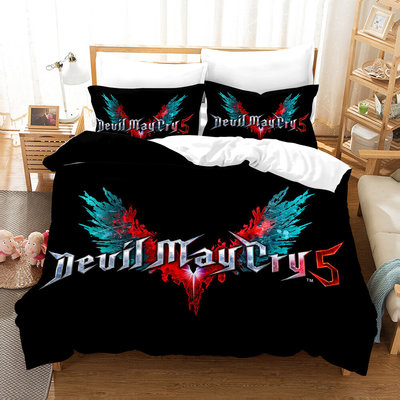 Devil May Cry 5 Comfortable Bedding Three-Piece Soft and Breathable Duvet Cover