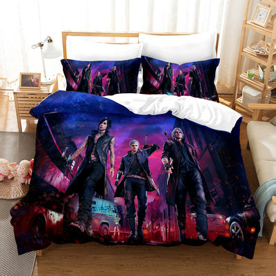 Devil May Cry 5 Comfortable Bedding Three-Piece Soft and Breathable Duvet Cover - Image 14