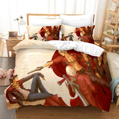 Devil May Cry 5 Comfortable Bedding Three-Piece Soft and Breathable Duvet Cover - Image 18