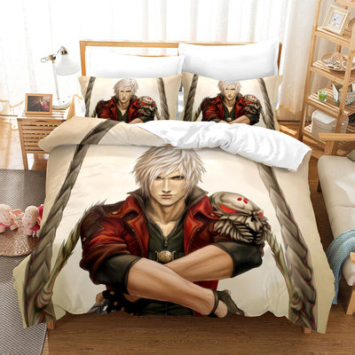 Devil May Cry 5 Comfortable Bedding Three-Piece Soft and Breathable Duvet Cover - Image 19