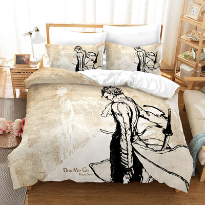 Devil May Cry 5 Comfortable Bedding Three-Piece Soft and Breathable Duvet Cover - Image 3
