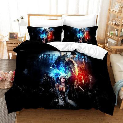 Devil May Cry 5 Comfortable Bedding Three-Piece Soft and Breathable Duvet Cover - Image 6