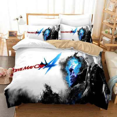 Devil May Cry 5 Comfortable Bedding Three-Piece Soft and Breathable Duvet Cover - Image 10