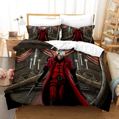 Devil May Cry 5 Comfortable Bedding Three-Piece Soft and Breathable Duvet Cover - Image 12
