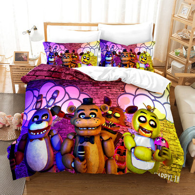 Five Nights at Freddy's Comfortable Bedding Three-Piece Soft and Breathable Duvet Cover - Image 8