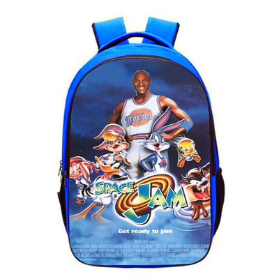 Space Jam Backpack School Bag Blue - Image 4