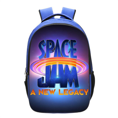 Space Jam Backpack School Bag Blue - Image 5