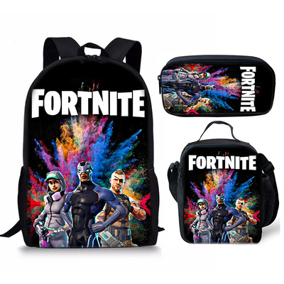18 Inch Fortnite Backpack School Bag+Lunch Bag+Pencil Bag - Image 17