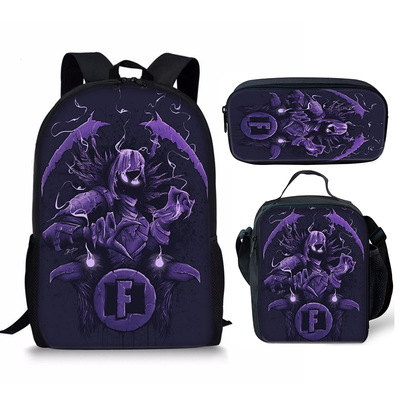 18 Inch Fortnite Backpack School Bag+Lunch Bag+Pencil Bag - Image 19