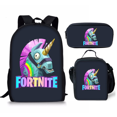 18 Inch Fortnite Backpack School Bag+Lunch Bag+Pencil Bag - Image 22