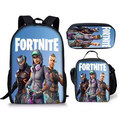 18 Inch Fortnite Backpack School Bag+Lunch Bag+Pencil Bag - Image 24