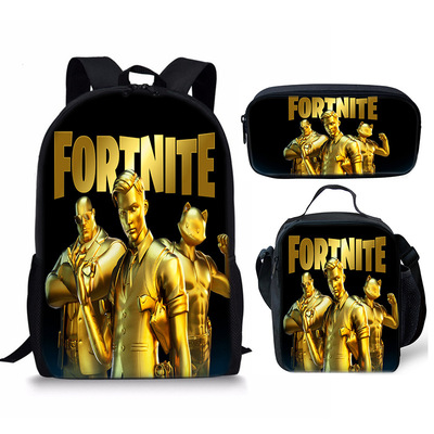 18 Inch Fortnite Backpack School Bag+Lunch Bag+Pencil Bag - Image 26