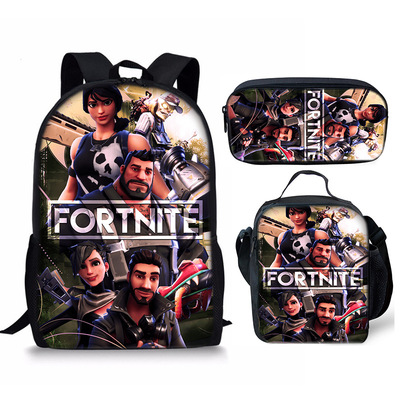 18 Inch Fortnite Backpack School Bag+Lunch Bag+Pencil Bag - Image 31