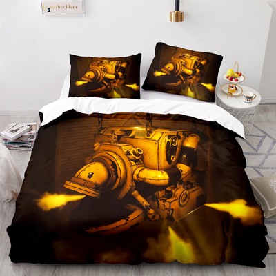 Bendy and the Ink Machine Comfortable Bedding Three-Piece Soft and Breathable Duvet Cover - Image 17
