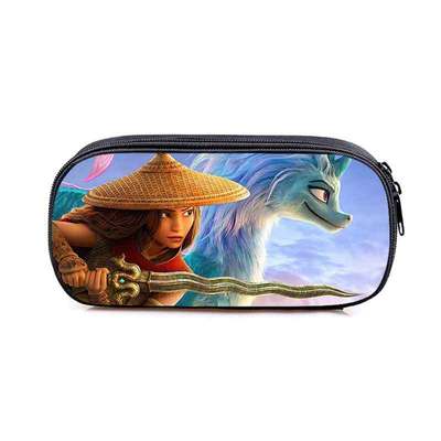 Raya and The Last Dragon Cosmetic Bags Boys Girls Children Large Pencil Case Purse Storage Bags Women Men Multifunction Makeup Bag - Image 15