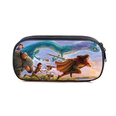 Raya and The Last Dragon Cosmetic Bags Boys Girls Children Large Pencil Case Purse Storage Bags Women Men Multifunction Makeup Bag