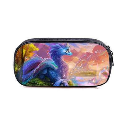 Raya and The Last Dragon Cosmetic Bags Boys Girls Children Large Pencil Case Purse Storage Bags Women Men Multifunction Makeup Bag - Image 2