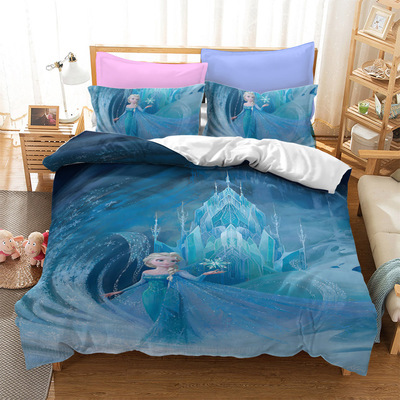 Frozen Comfortable Bedding Three-Piece Soft and Breathable Duvet Cover - Image 17