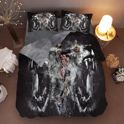 LeBron James Comfortable Bedding Three-Piece Soft and Breathable Duvet Cover - Image 14