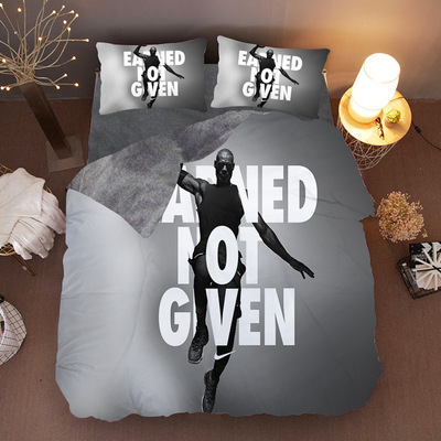 LeBron James Comfortable Bedding Three-Piece Soft and Breathable Duvet Cover - Image 28