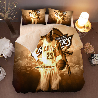 LeBron James Comfortable Bedding Three-Piece Soft and Breathable Duvet Cover - Image 9