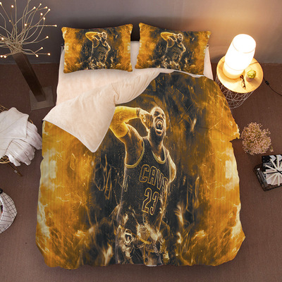 LeBron James Comfortable Bedding Three-Piece Soft and Breathable Duvet Cover - Image 10